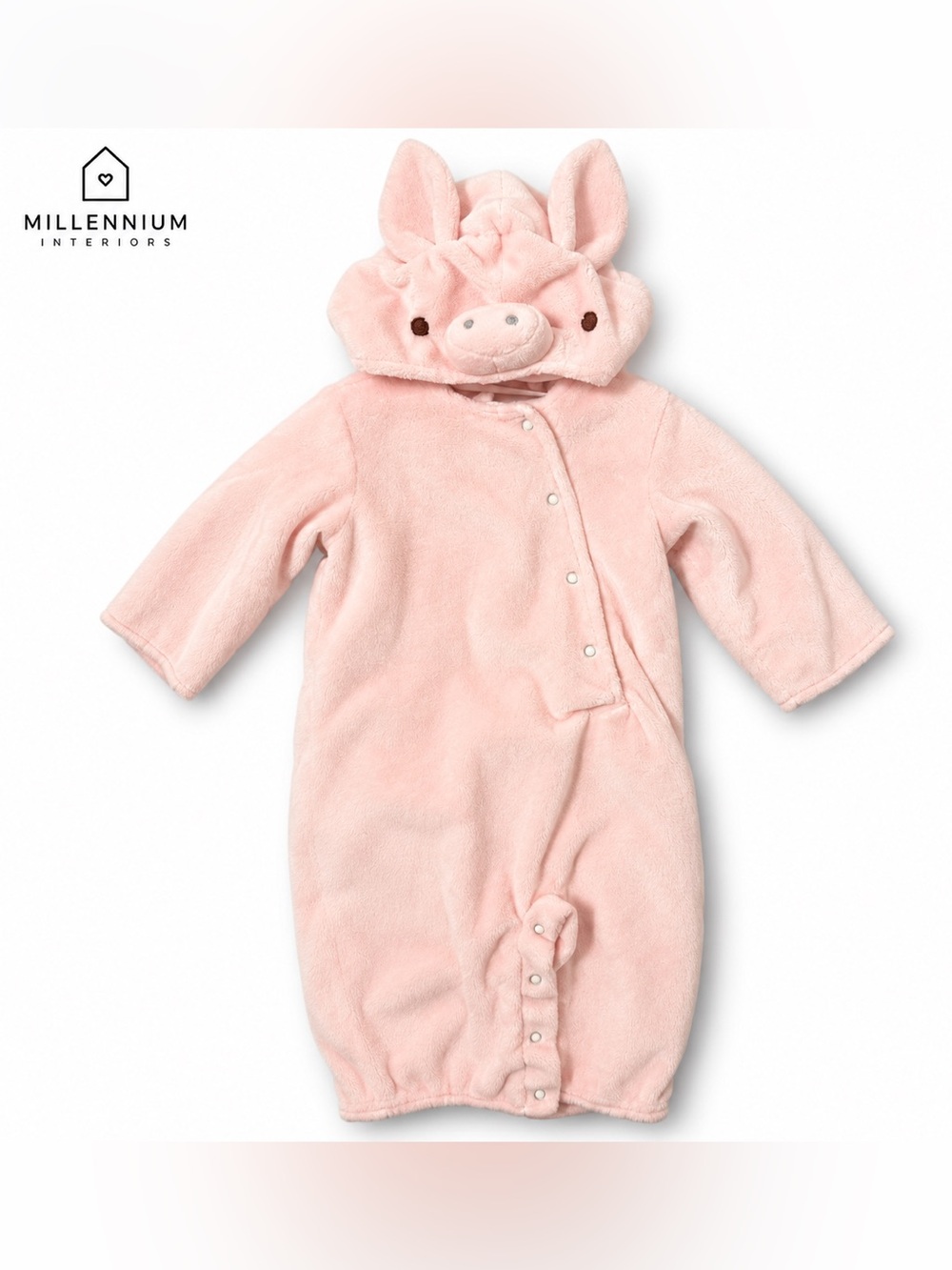 Pottery Barn Kids Pink Plush Pig Piggy Piglet Farm Baby Halloween Costume 6-12 m